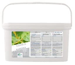 COVER SI secchiello da 1 kg - Polvere di Roccia vulcanica micronizzata, con Silicio. “Asciugante” sulle superfici vegetali; deposizione di barriera protettiva ad azione meccanica, su foglie e frutti.
