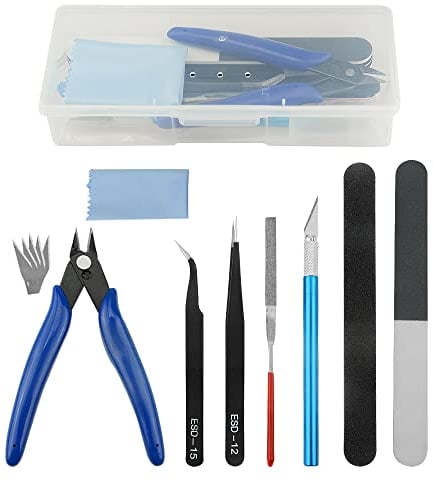 BGTXINGI 9Pcs Modeler Basic Tools Craft Set Gundam Model Tools Kit Hobby Building Tool Kit for Model Assemble Building Repairing and Fixing DIY Craft Kit