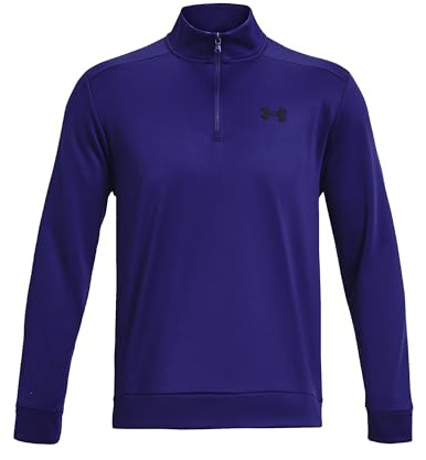 Under Armour Men's Fleece 1/4 Zip Tops, Sonar Blue, S