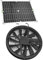 VBESTLIFE Solarpanel-Lüfter, 3000 U/min, wasserdichter Gewächshausventilator, mit Metallschutzgitter, geeignet für kleine Hühnerställe, Schuppen, Haustierhäuser, Fensterauspuff