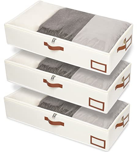 Yawinhe Pack of 2 Underbed Storage Bag,SNH001BEL-3