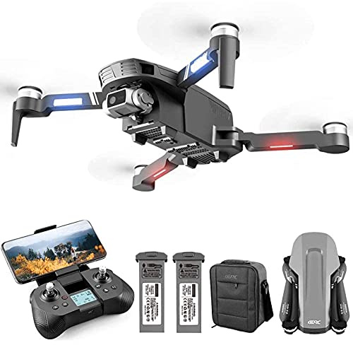 GPS Drone with 4k FHD Adult Camera brushless Motor with 5G WiFi Real-time Video Foldable Quadcopter with GPS Return Follow me 60 Minutes Flight time