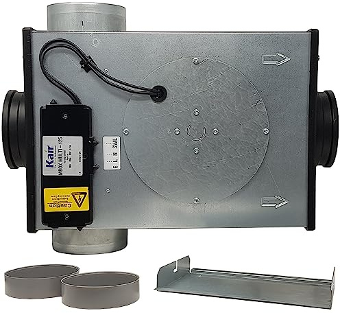 Kair Centrex Inline MEV Unit CX125TM | Helps control condensation and mould, Adjustable airflow, Timer control, Easy installation