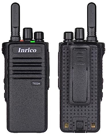 Inrico T522A 4G Internet Mobile Radio WiFi Bluetooth Radio Unlocked GSM Compatible with Zello Real PTT Android Network Radio