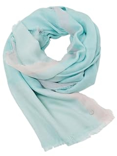ESPRIT Damen Mode Schals, 390/Light Aqua Gre, One Size