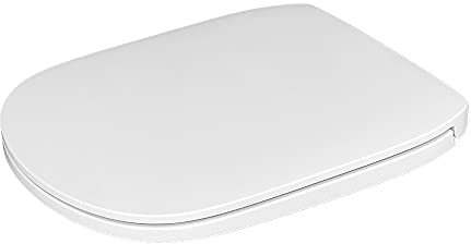 Inbagno Copriwater Compatibile per WC Tradizionale Serie I.Life A Ideal Standard, in Duroplast Modello Avvolgente e Cerniere Regolabili