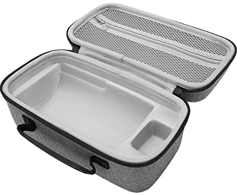 Dpofirs Robuste Tragbare Eva-Projektortasche für Capsule 1080P, Wasserdicht, Stoßfest, Leicht, mit Weicher Innenseite, Grau, Kompatibel mit Nebula