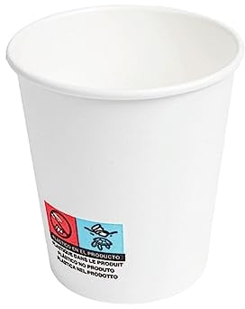 Générique 1000 Gobelets Carton Blanc 10/12 cl 4 oz pour boissons chaudes et froides - qualité professionnelle