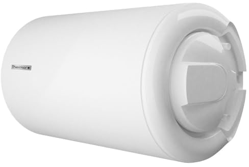 THERMOR Scaldabagno Elettrico schermato 100l Orizzontale Collegamento sotto 253014, Bianco