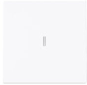 Tapa tecla interruptor conmutador con visor Serie Alba de Niessen - Blanco Brillo