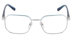 FILA Brille mit Sehstärke für Unisex optional mit Sonnenbrillentönung oder Blaulichtfilter, Geometrisch, gefertigt aus Metall (inklusive Brillenetui)