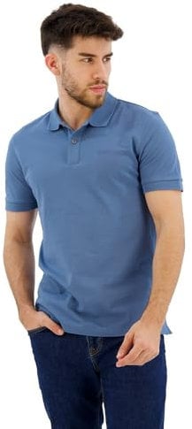 BOSS Herren Pallas Pallas Poloshirt aus Bio-Baumwolle mit Logo-Stickerei Hellblau XL