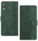 Radoo Handyhülle für Samsung Galaxy A20S Hülle Leder für Klappbar PU Leder Tasche Flip Wallet Stoßfeste Case Schutzhülle Klapphülle für Galaxy A20S Hülle Lederhülle (Grün)