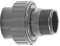 HAF® 1x PVC Fittings Verschraubung mit 50mm Klebemuffe x 1 1/2 Außengewinde | Adapter aus grauem PVC-U für Poolverrohrungen & sämtliche Rohrleitungen | Qualität: Made in Europe - Menge: 1 Stück