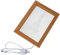 Zerodeko 1Stk Fotorahmen 3D-Lichter Wohnkultur usb power supply Tischbilderrahmen Plakatrahmen LED-Licht kreative Nachtlampe Buche schmücken Schreibtischlampe Acryl