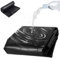Ywanwj 7x11.5mSchwarz HDPE Teichfolien Schwerlast, Flexibel Gartenteiche Dichtungsfolie Teichmembran epdm teichfolie teichfolie rollenware wasserdichte Folie Einfaches Schneiden für gartebnpools