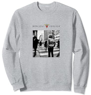Offizielle Bon Jovi Forever Hülle, Weiß Sweatshirt