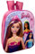 CARTOON Barbie Kindergartenrucksack Schulrucksack Geschenke für Mädchen Schultasche für Kinder mit geprägten Bildern Freizeit 32 x 27 x 9 cm, Rosa