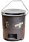Mini Poele À Bois, Poêle À Bois de Camping Multifonctionnel, Rechauds Camping, Poêle Bois Compact pour La Maison, La Tente, Le Chauffage de La Cuisiness(24.5 * 24.5 * 25cm)