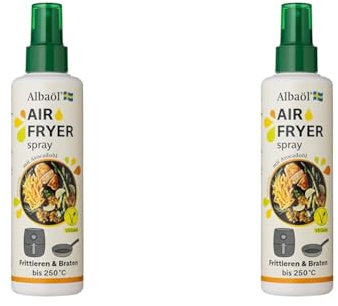 Albaöl Air Fryer Spray 190ml (1 x 190ml Flasche) (Packung mit 2)