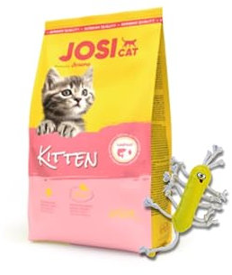 JosiCat | Trockenfutter | Katzenfutter | Sparbundle + Geschenk (650g + Kritzelmännchen, Kitten)