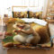 DUABELPHF Eichhörnchen Bettbezug Bettwäsche-Sets Kinderbettwäsche-Set Reißverschluss Mit Kissenbezug Betten Set Für Jungen Und Mädchen, Kinder Single（140x200cm）
