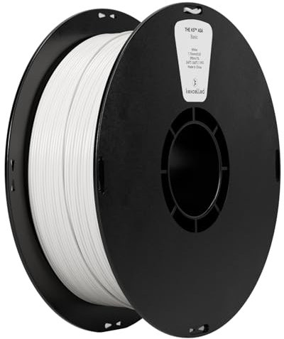 kexcelled ASA Elfenbeinweiß Filament 1,75mm 3D Drucker Material für die Druck von outdoor-funktionalen Teilen Wetter- und Hitzebeständigkeit UV-geschützt 1kg Spule +/- 0,03mm