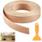 Red Oak Wood Iron-On Edging,Edging Strip,Edging Tape 15m,Wood Trim Pre-Glued Hot Melt Adhesive,Kitchen Worktop Edging Strip for Desk Wardrobe Cabinet Door Frame Furniture Restoration,and DIY Projects