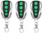 3 Pack Garage Door Remote Compatible with All TOPENS M12, 433.92mhz Remote Control Garage Key Fob with 4-Button Wireless Transmitter for Automatic Swing Sliding Gate Opener Garage Door