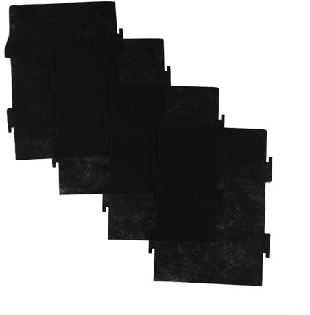 For Kitchen Aid Lot de 4 filtres de rechange pour four à micro-ondes à profil bas Charbon actif