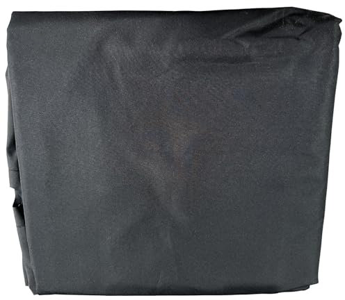 Happy Garden Toile de Rechange pour Parasol déporté Molokai 3x3m Noir – carrée, Polyester déperlant et Anti-UV