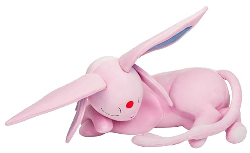 Pokémon Espeon Schlaf-Plüsch – Premium Kuscheltier in Schlafpose ca. 45 cm