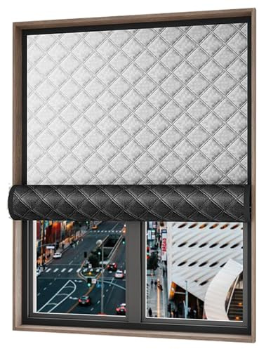 mophrati Block Out Noise And Light With Thick Soundproof Curtains Aluminum Protective Layer With Sound Insulation Cotton, 120 * 120cm