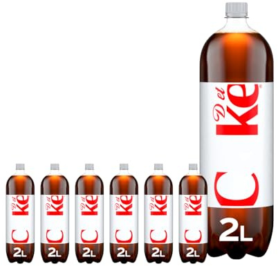 Diiett Cokke 6 x 2L Bottles | Sugar Free Cola Drink Multipack | Low Calorie Soft Drink | Carbonated Beverage | Bulk Pack for Family Use