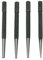 TOPEX 4 tlg Splinttreiber Set Splintentreiber Satz Nageltreiber Durchschlag 0,8-3,2mm Austreiber Durchschläger