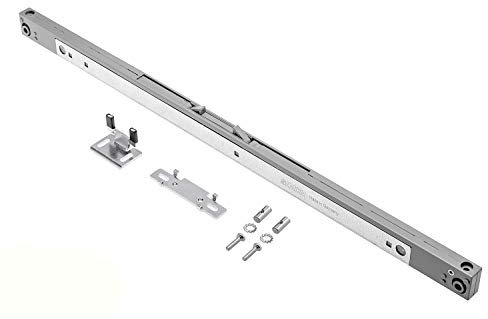 Wardrobe Sliding Door Track Gear System Kit - Tracks 1700mm, 2300mm or 2700mm (Soft Close system (1 pc) 50 kg MIDDLE DOORS)