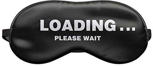 Schlafmaske Reise Relax Augen Abdeckung Bett Emoji Nickerchen Augenbinde Seine Schwarz Loading Wird geladen [042]