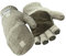 RefrigiWear Thinsulate-Handschuhe aus Ragg-Wolle, fingerlos, mit Wildleder-Handfläche (Braun, Größe L)