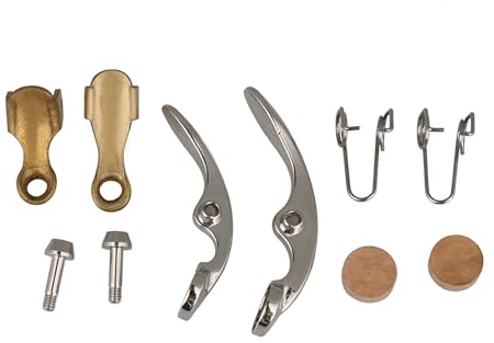 BQLZR Brass Bb Trumpet Water Key Spit Valve Assembly Set Repairing Part