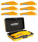 MusicNomad 6 pc. Electric Guitar Diamond Coated Nut File Set - Light Strings (.010”, 013”, 017”, 028”, 036”, 046”) (MN668)