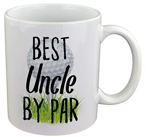 Cadogan Gifts Best Uncle by Par Golf Fathers Day Design Ceramic Mug
