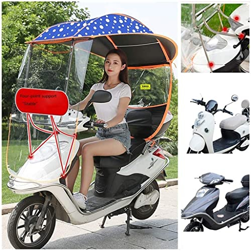 Universell Tragbar Electric Motorrad Sonnenschutz-Abdeckung, Batterie-Auto Canopy Umbrella Cover, Scooter Regen Wasserdichte Abdeckung Für Die Meisten Elektrischen Motorräder D