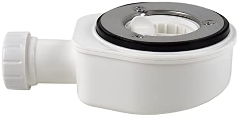 Cofan Válvula Sifónica Extraplana para Plato de Ducha |Salida de Ø40 mm | Junta cónica reductora de Ø32 mm | Sin Embellecedor