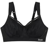 Champion Women's Shock Absorber SN102 Active Classic Support Bra, Opaque inches, Black, 36DD