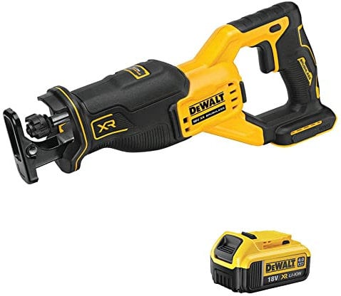 Dewalt DCS382N 18V Brushless Reciprocating Saw with 1 x 4.0Ah Battery