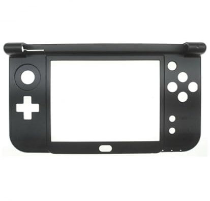 CARCASA INFERIOR PARA NINTENDO NEW 3DS XL NEGRO FRONTAL CUBIERTA INTERMEDIA