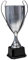 eberin · XXL-Metall-Pokal Serie Vinya, Silber, mit Wunschtext, Größe 70 cm
