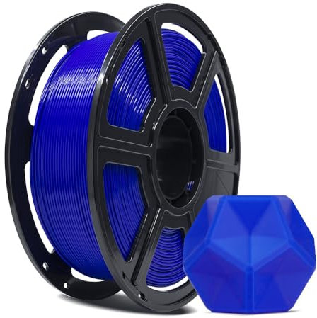 FLASHFORGE 3D-Drucker-Filament, PLA PRO Filament 1,75 mm, 1 kg Spule, Maßgenauigkeit +/- 0,02 mm für FDM 3D-Drucker, bessere Zähigkeit und kein Verknoten (Blau)