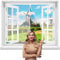 Rideau Anti-Moustique 120 x 90 cm Montage Facile à Coller Antimoustique Anti Moustique Bogues Mailles Rideau Mailles Ultra Fines Magnétique pour Couloirs, Portes, Patio【Blanc】