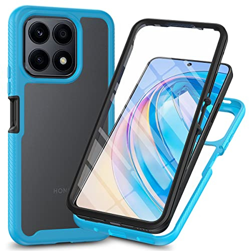 XINNI Coque pour Honor X6 4G/Honor X8 5G/Honor 70 Lite | 360 Degrés Full Body Etui Solide Double Face Bumper Portable Transparent Housse